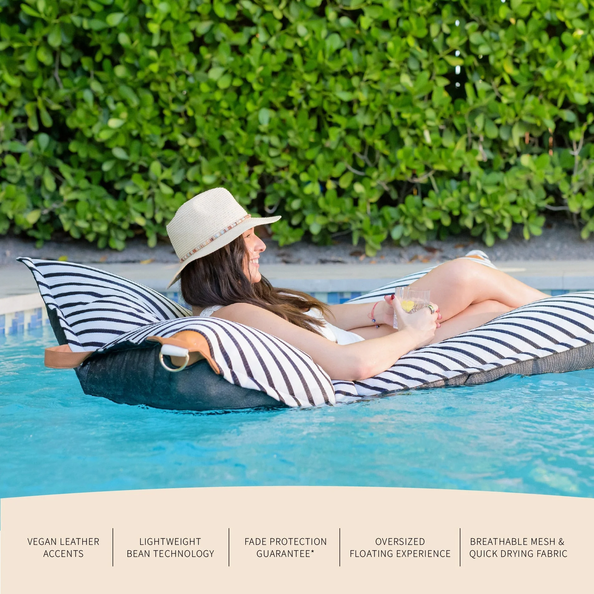 Lux Lagoon Lounger - Pool Float - Image 3