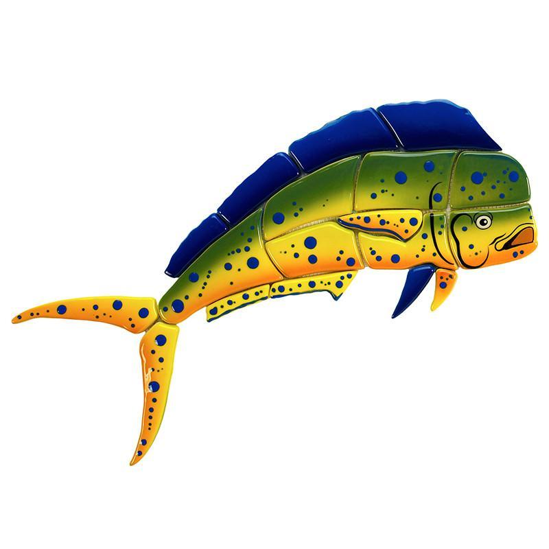 Mahi Mahi-Side View - Pool Mosaic