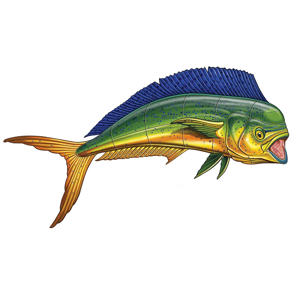 Mahi Mahi Straight - Pool Mosaic