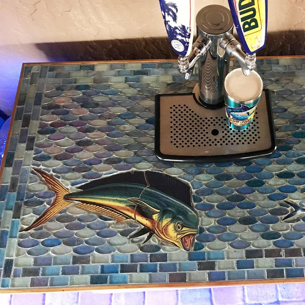 Mahi Mahi Straight - Pool Mosaic - Image 3