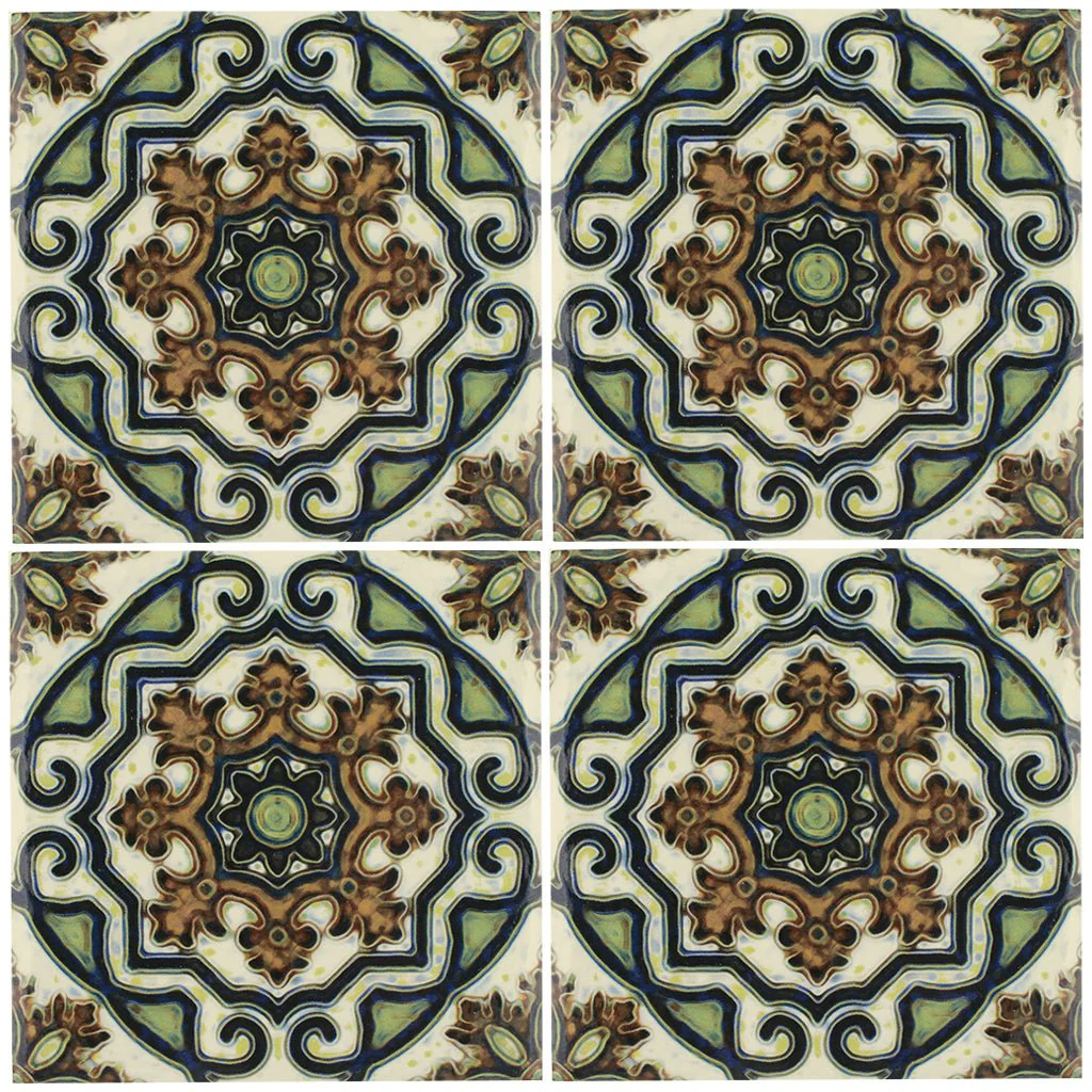 Maioliche 11, 6" x 6" - Porcelain Tile