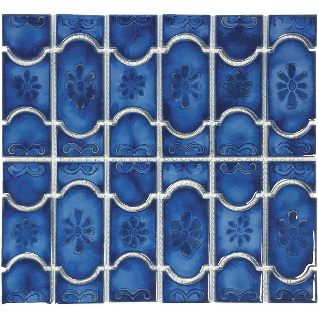 Marble Royal, Mosaic - Porcelain Pool Tile