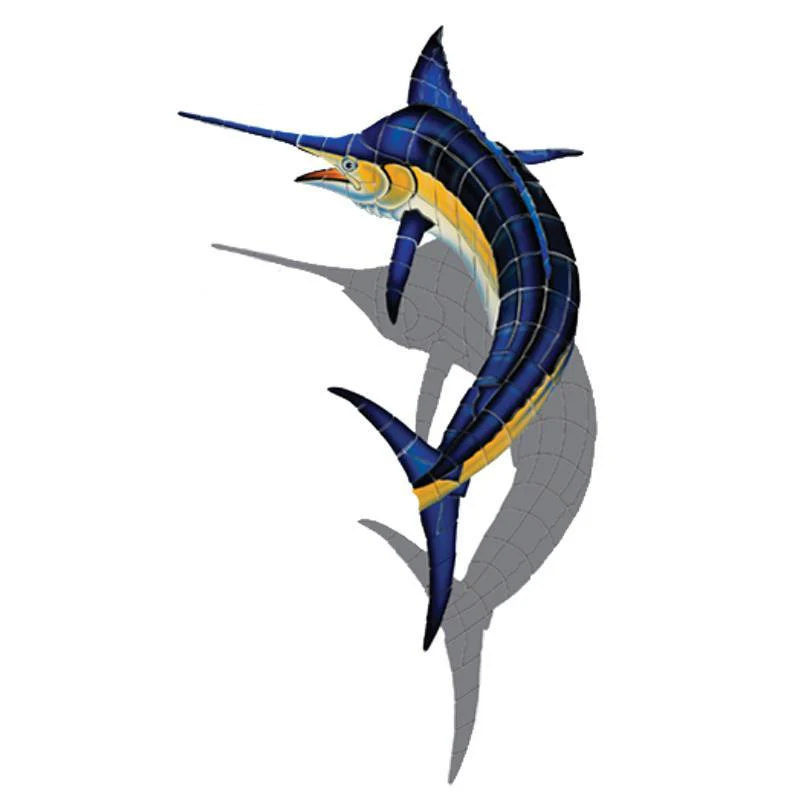 Marlin Reverse, CC w/Shadow - Pool Mosaic