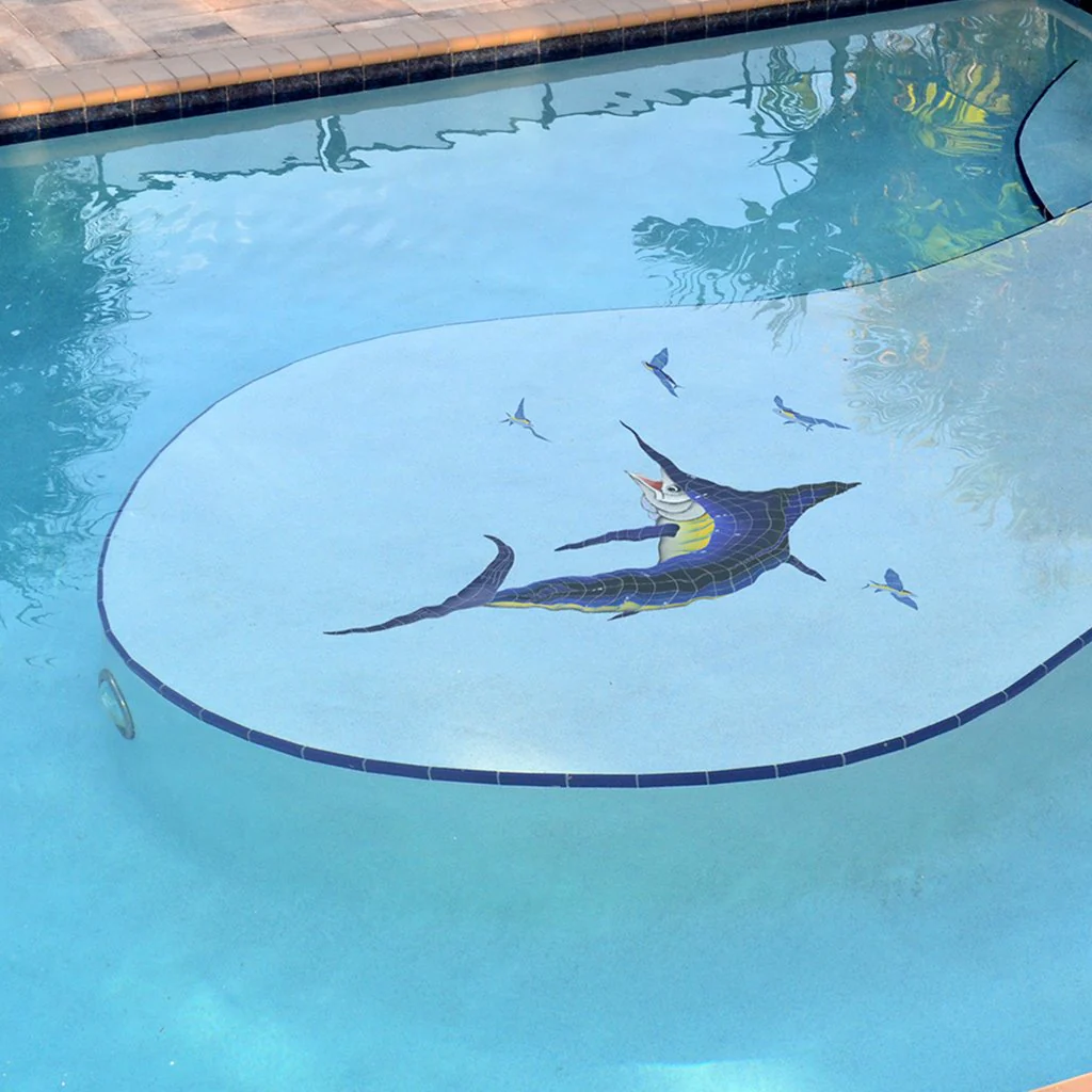 Marlin w/Shadow - Pool Mosaic - Image 4