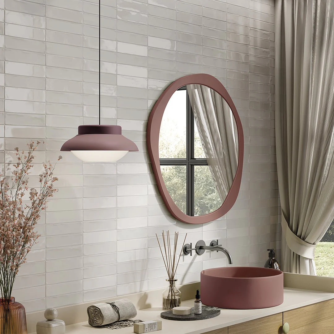 Marrakech Total White, 2" x 8" - Porcelain Tile - Image 2