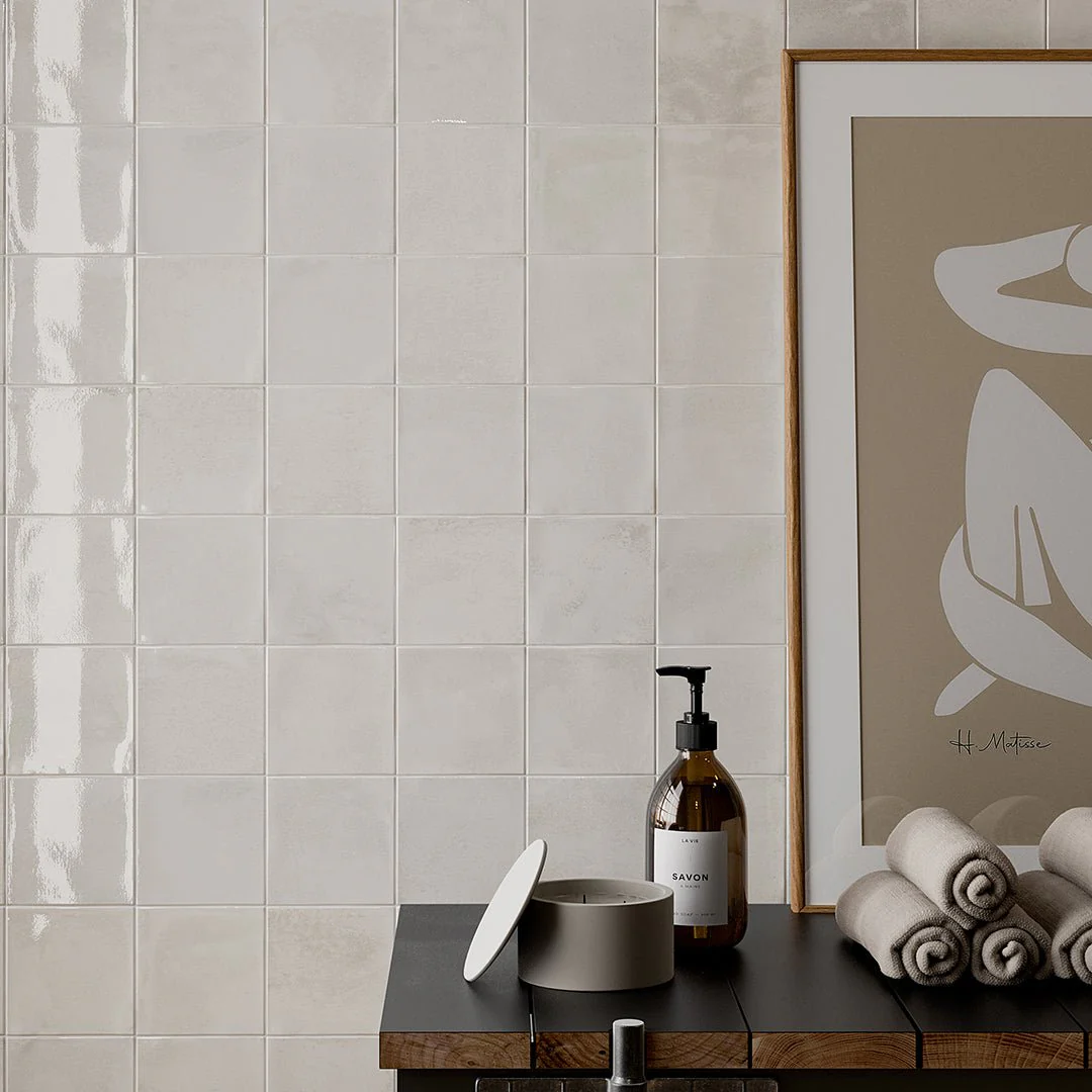Marrakech White, 4" x 4" - Porcelain Tile - Image 3