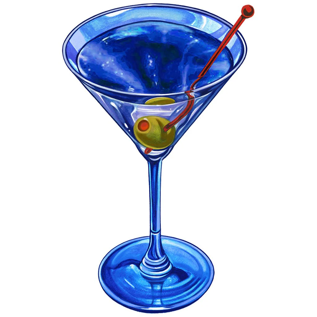 Martini Drink - Pool Mosaic