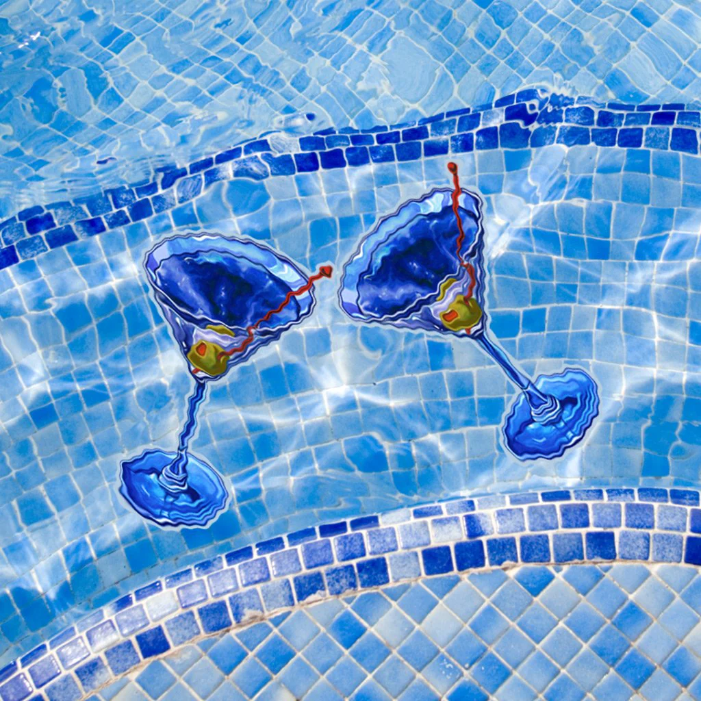 Martini Drink - Pool Mosaic - Image 2
