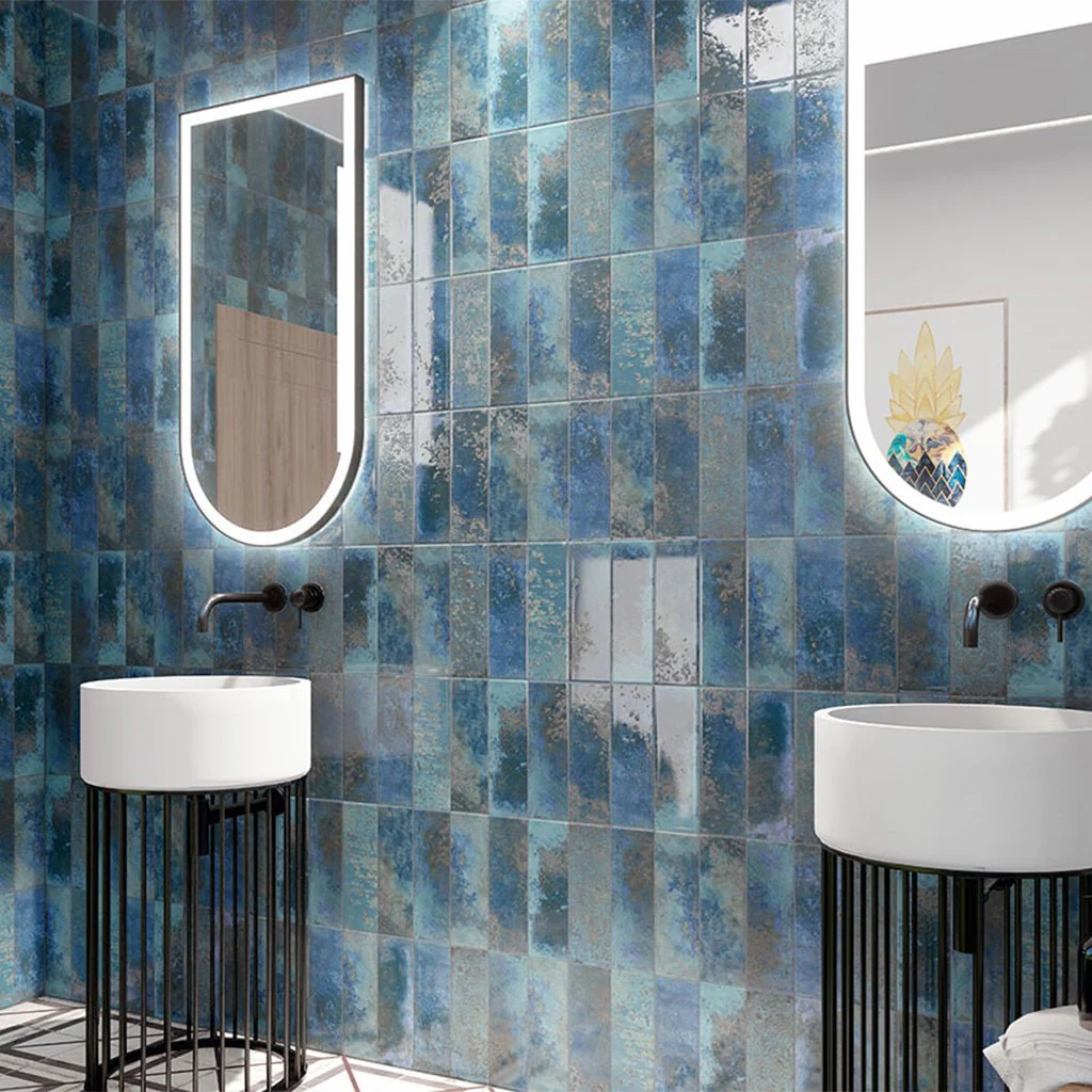 Marza Cobalt, 4" x 12" - Ceramic Tile - Image 3