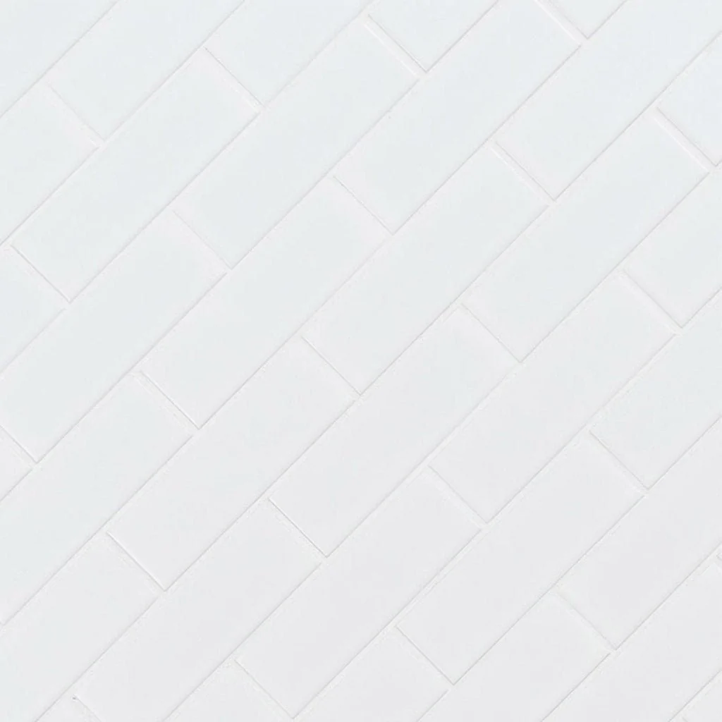 Matte White Brick, 2" x 6" - Porcelain Tile - Image 5