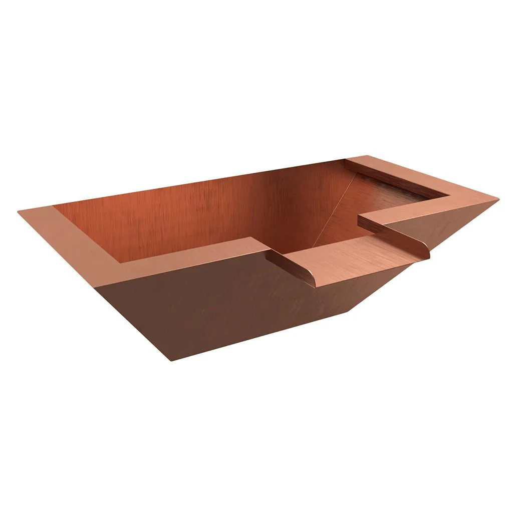 Maya Water Bowl Scupper, Wall Mounted - Outdoor Water Feature