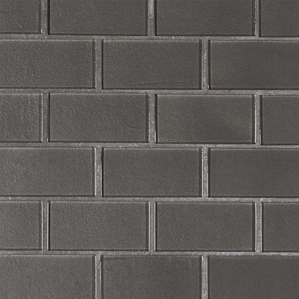 Metallic Gray Subway, 2" x 4" - Glass Tile