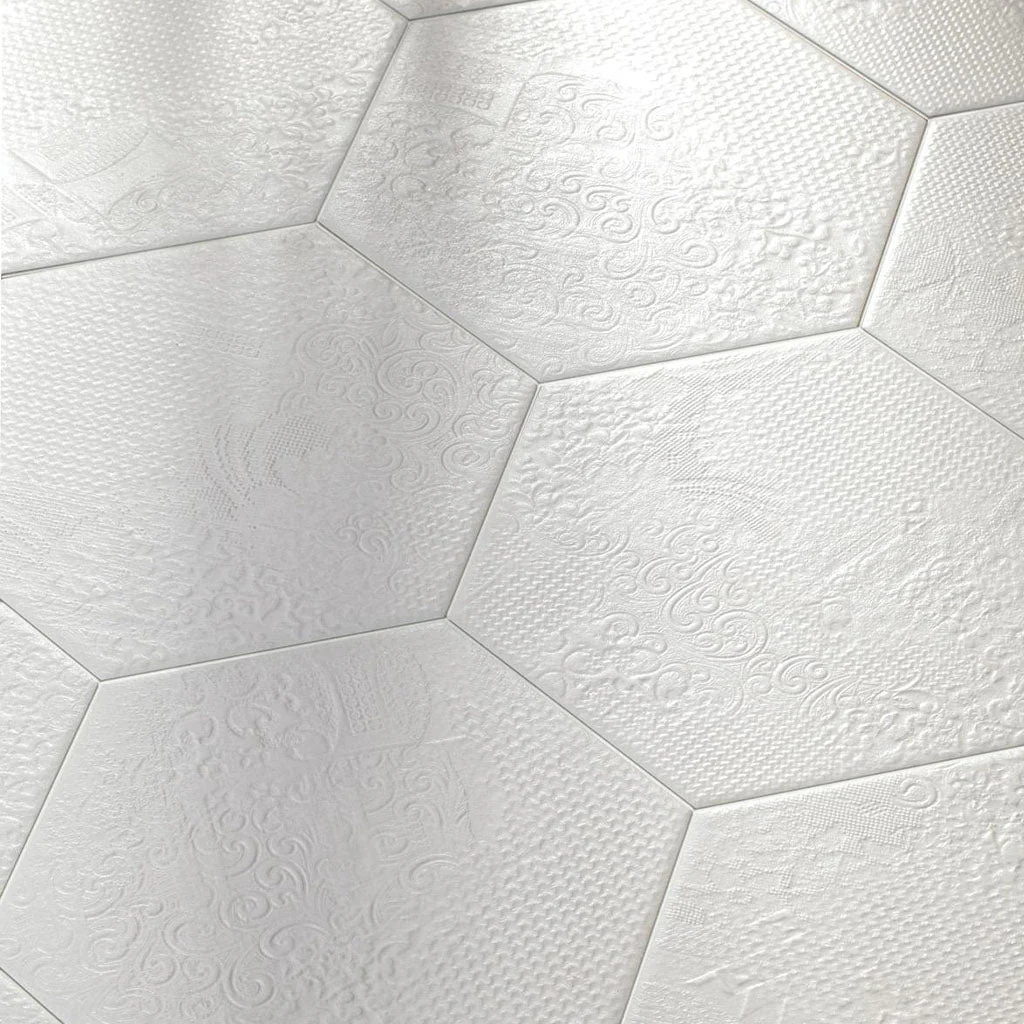 Milano White, Hexagon - Porcelain Tile - Image 2