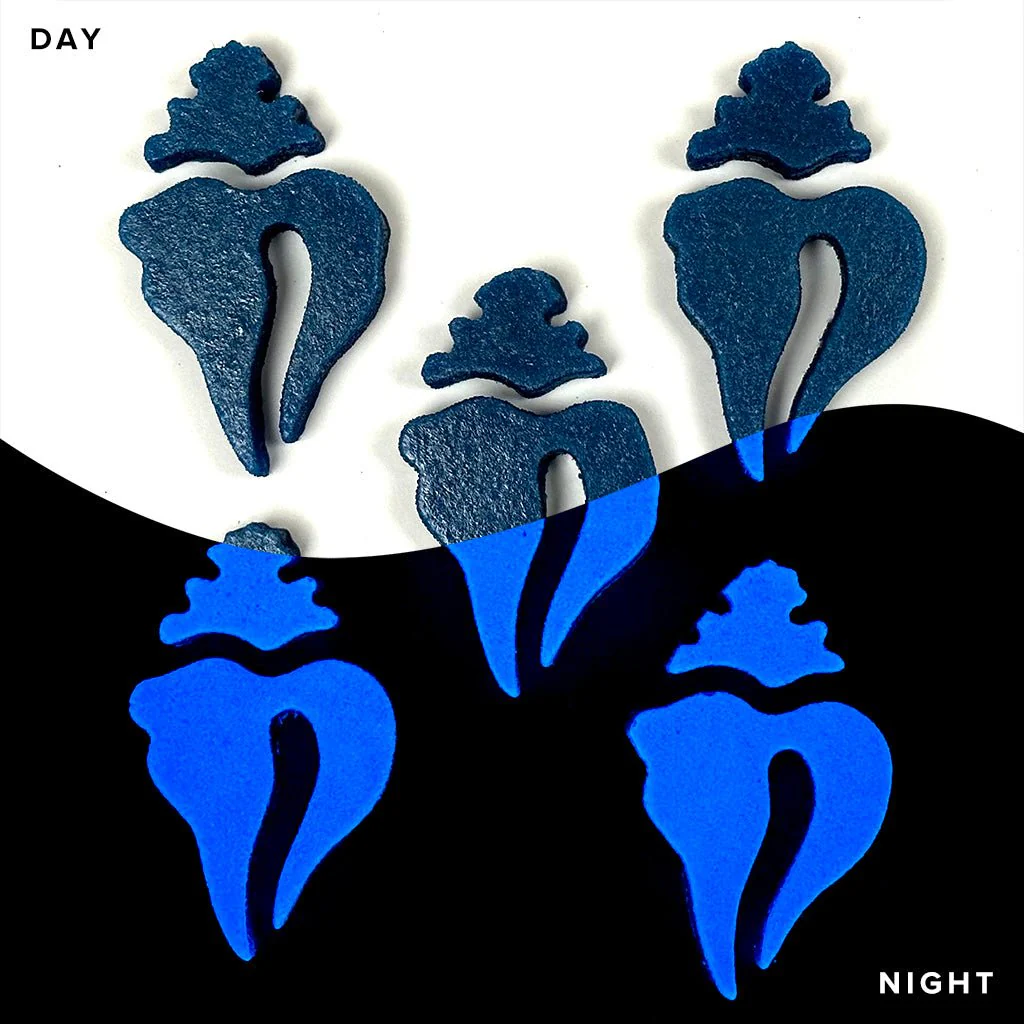 Mini Conch Shells - Glow in the Dark Pool Mosaics