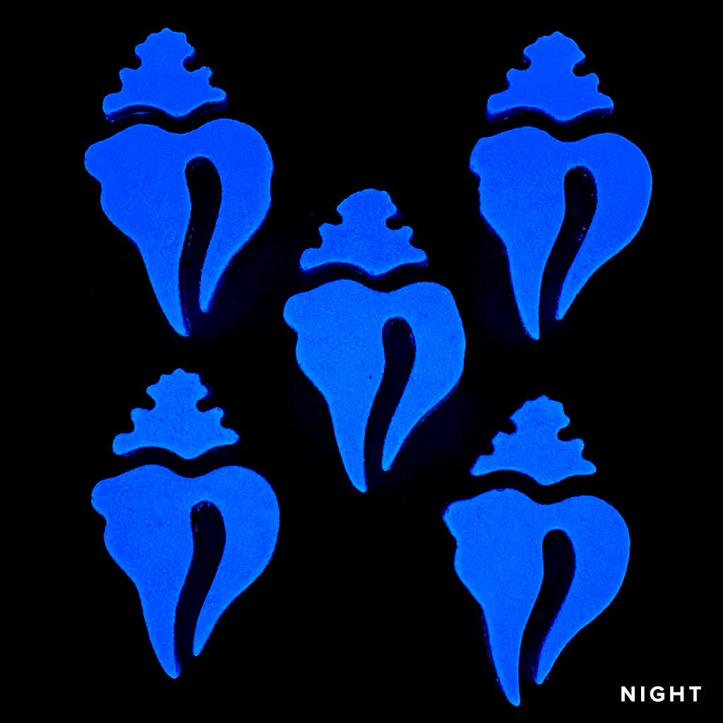 Mini Conch Shells - Glow in the Dark Pool Mosaics - Image 3