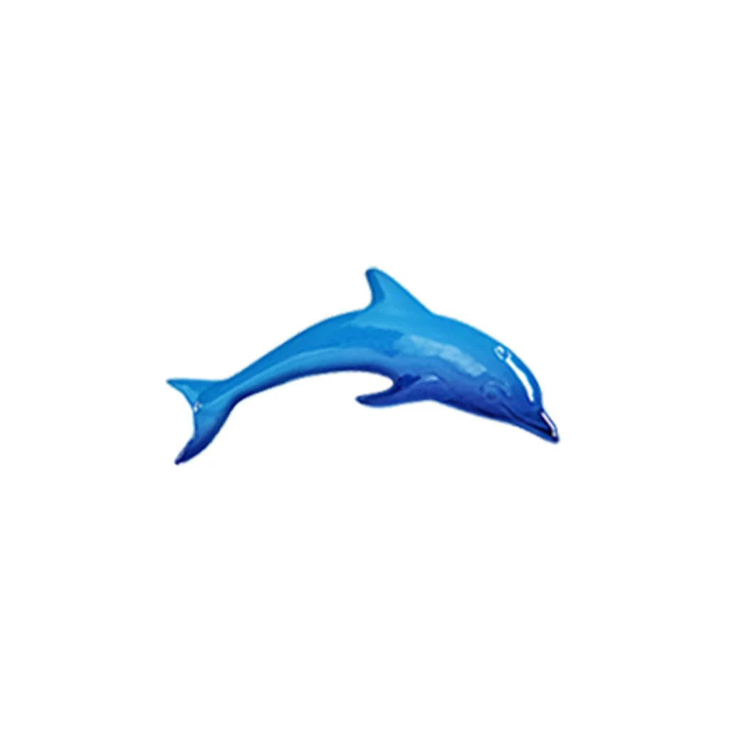 Mini Dolphin Light Blue 6" - Pool Mosaic