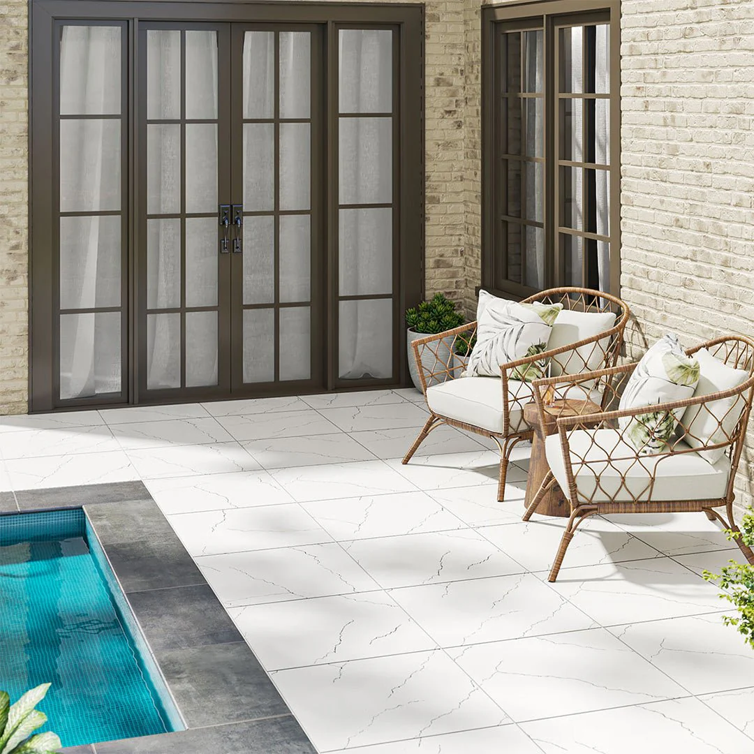 Miraggio Gray, 24" x 24" - 2CM Outdoor Porcelain Paver - Image 2