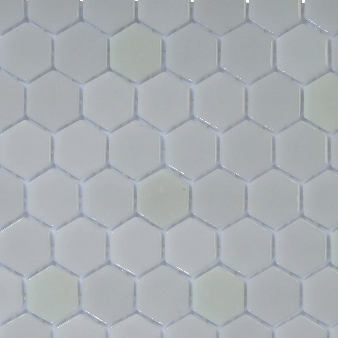 Misty Harbor, Hexagon Mosaic - Glass Tile - Image 5