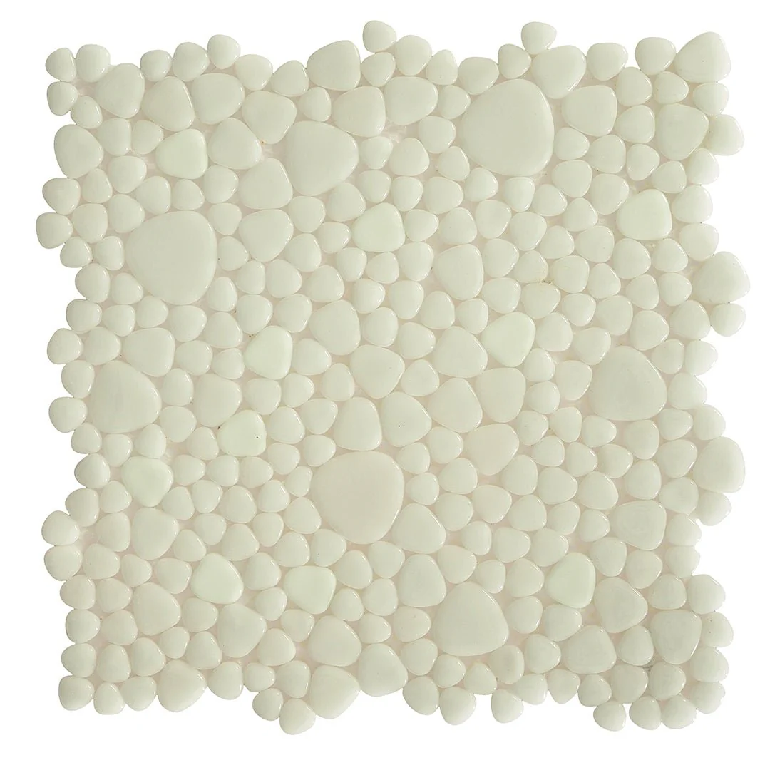 Misty Harbor, Mixed Pebble - Glass Tile