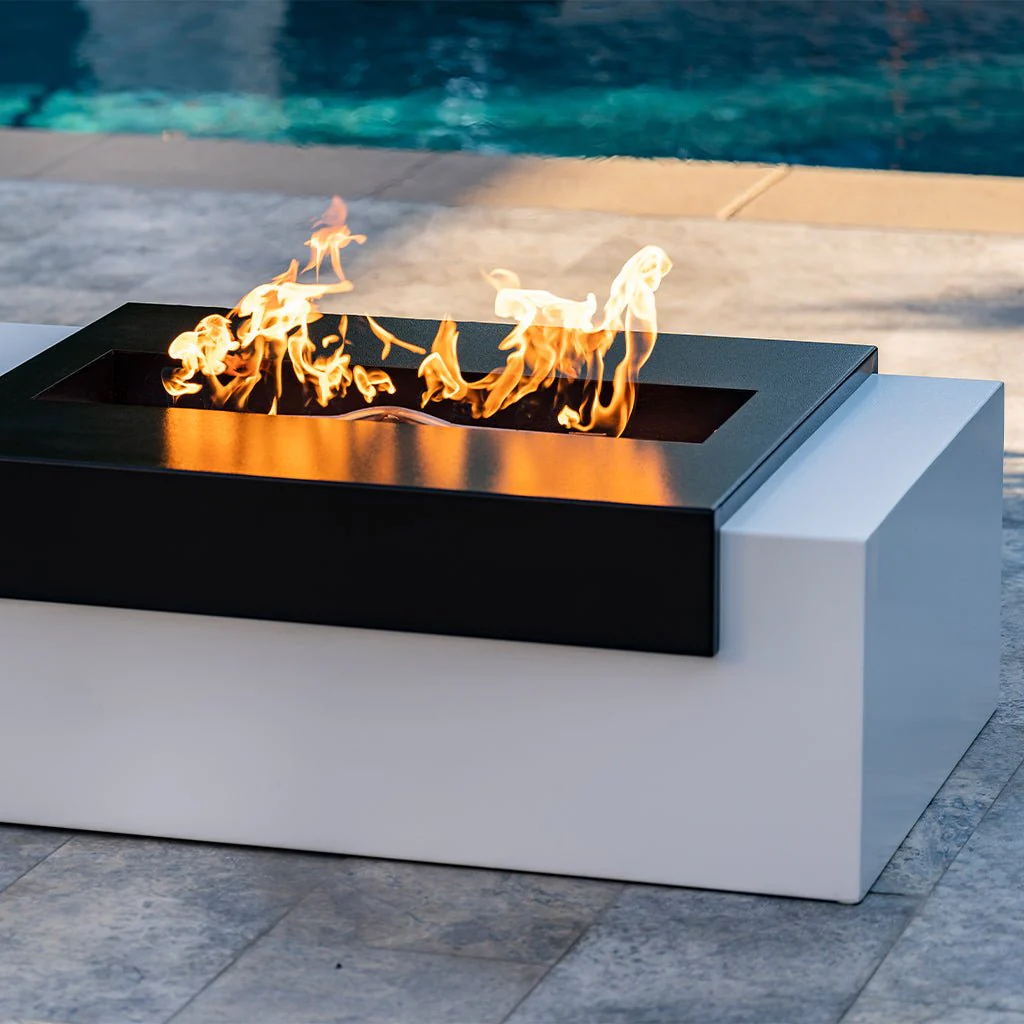 Moonstone Fire Table, Powder Coated Metal - Fire Pit - Image 2
