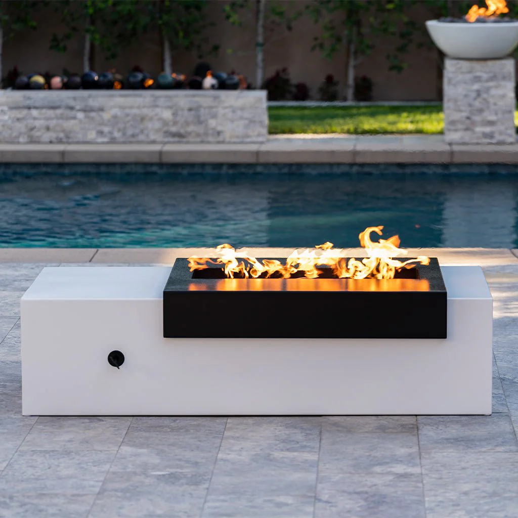 Moonstone Fire Table, Powder Coated Metal - Fire Pit - Image 3