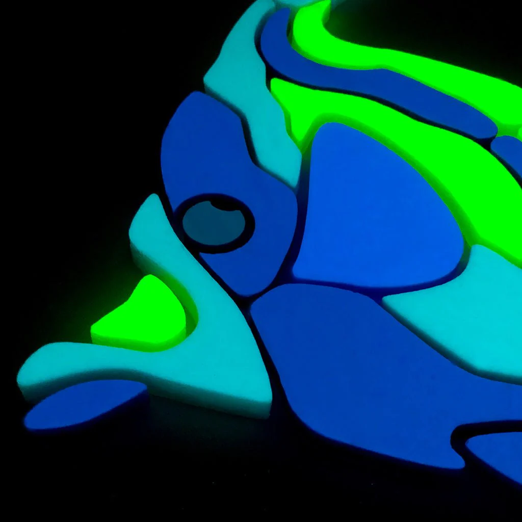 Moorish Idol Fish - Glow in the Dark Pool Mosaic - Image 4