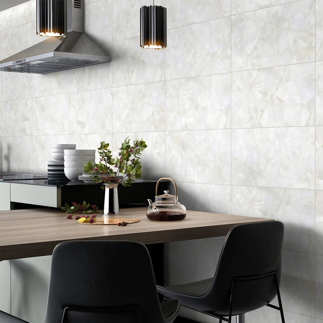 Mother of Pearl Polished Ivory, 12" x 24" - Porcelain Tile - Image 4
