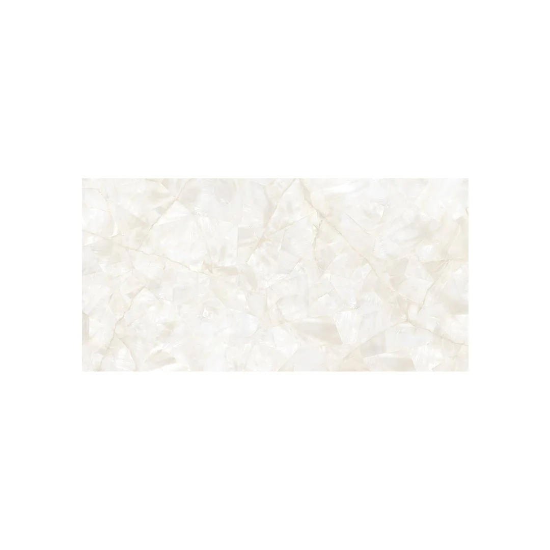 Mother of Pearl Polished Ivory, 4" x 12" - Porcelain Tile