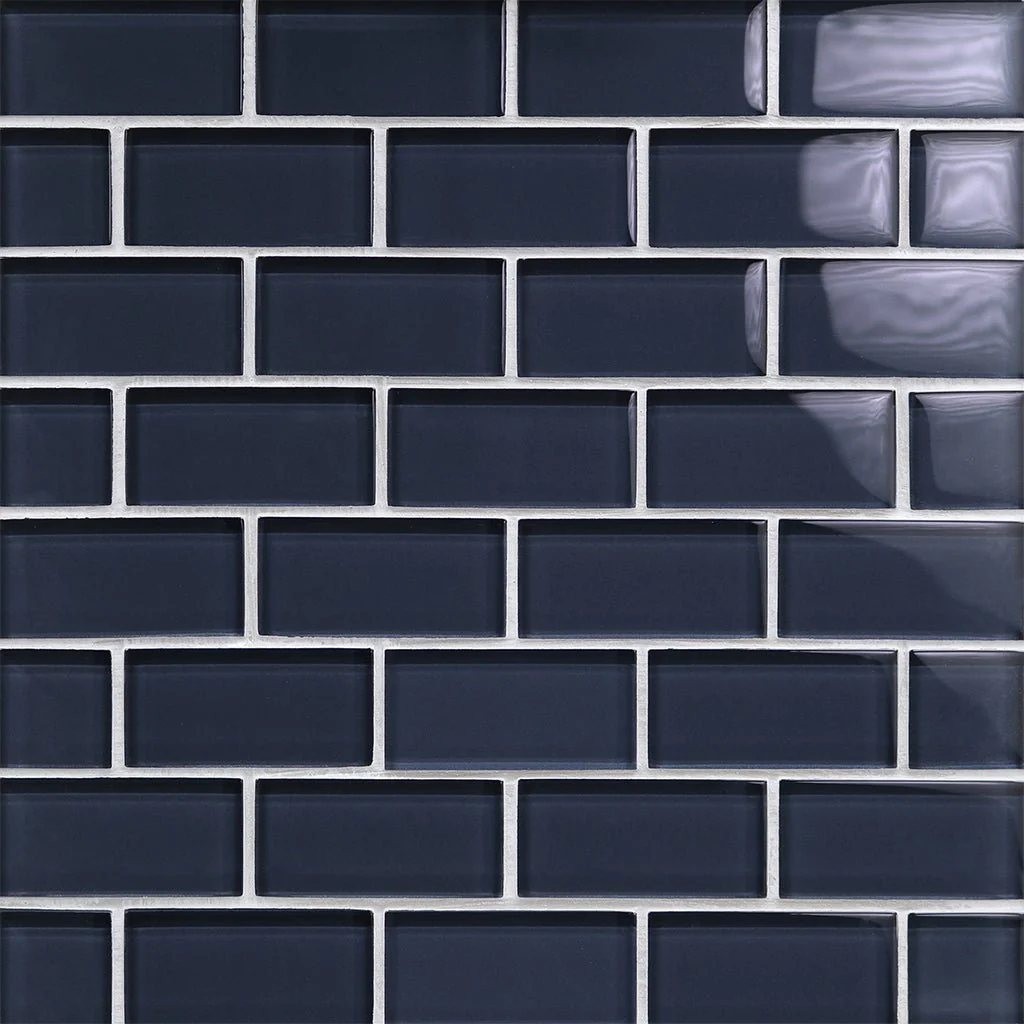 Blue Stream Natural, 1-1/2" x 3" - Glass Tile