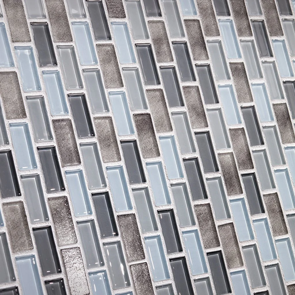 Oyster Natural, 3/4" x 1-5/8" - Glass Tile - Image 3