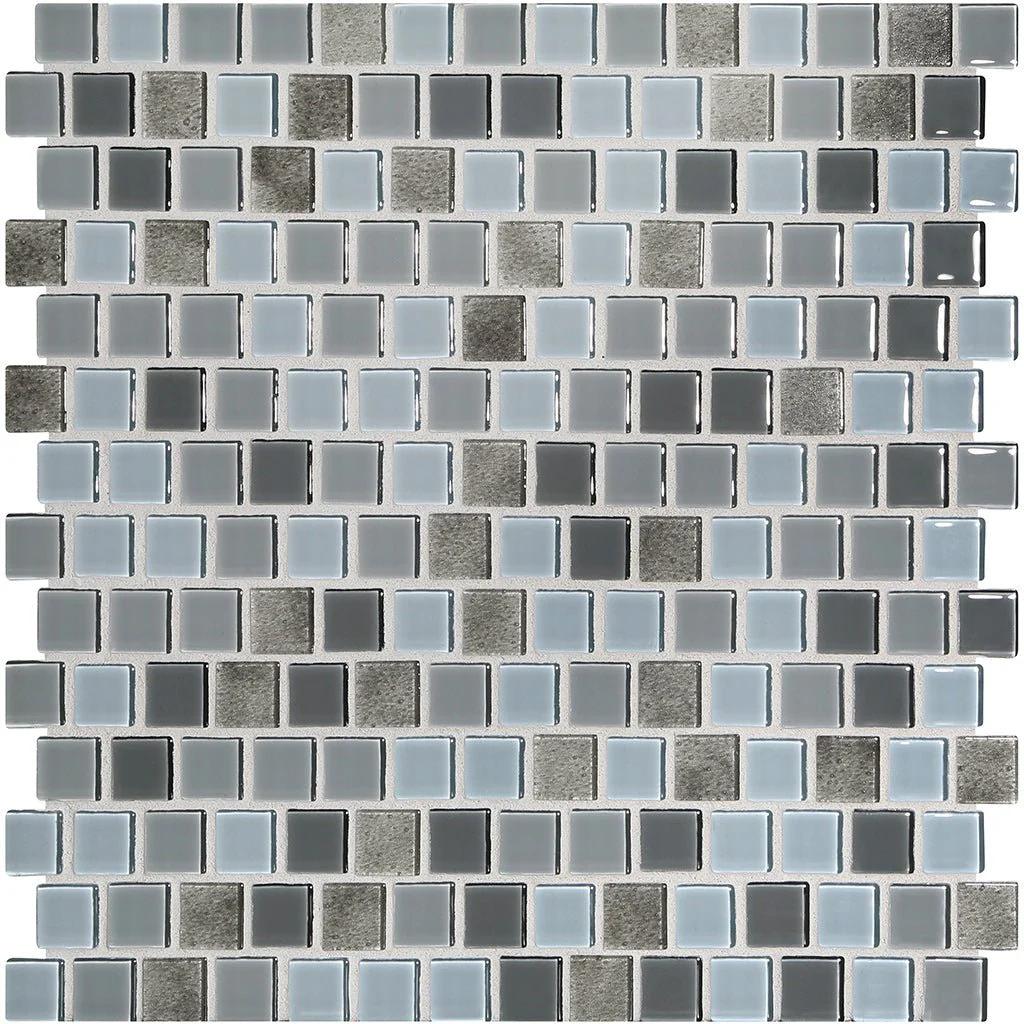 Oyster Natural, 3/4" x 3/4" - Glass Tile