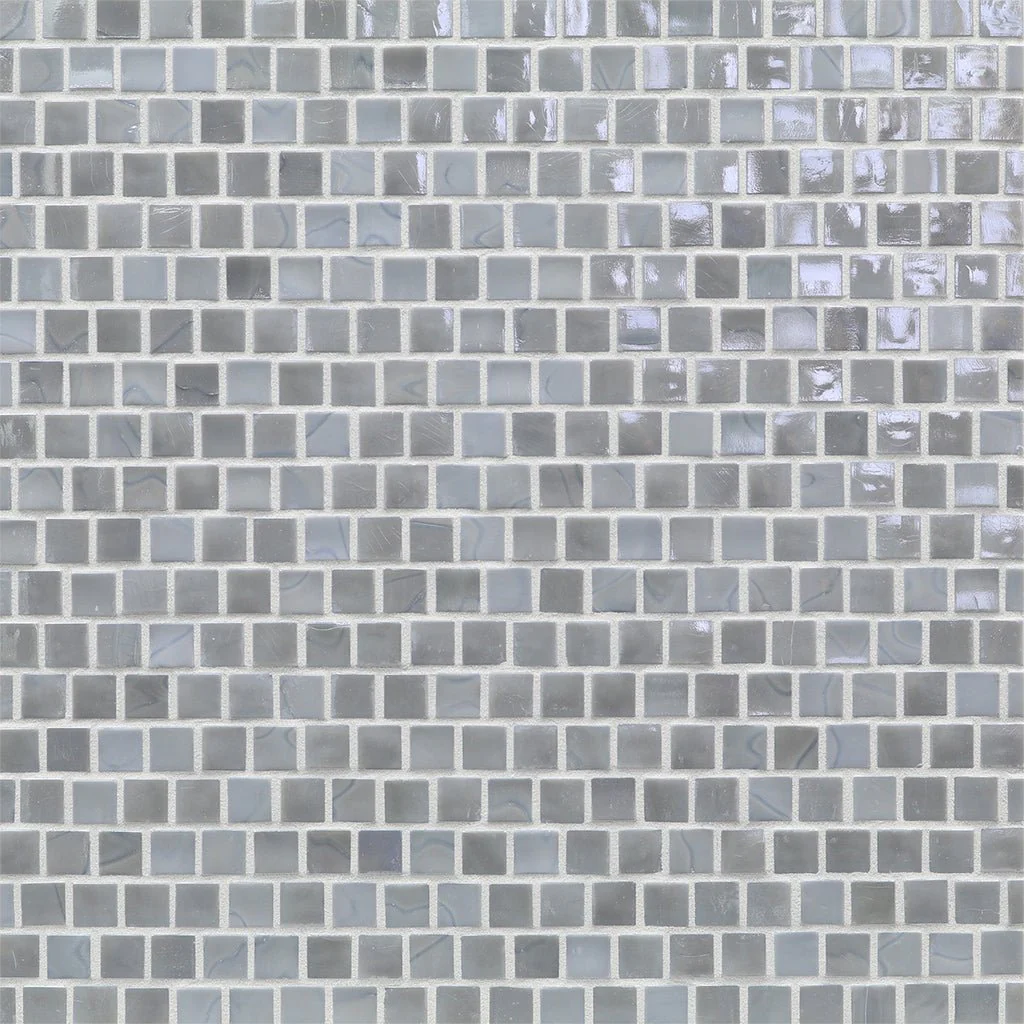 Pebble Iridescent, 5/8" x 5/8" - Glass Tile