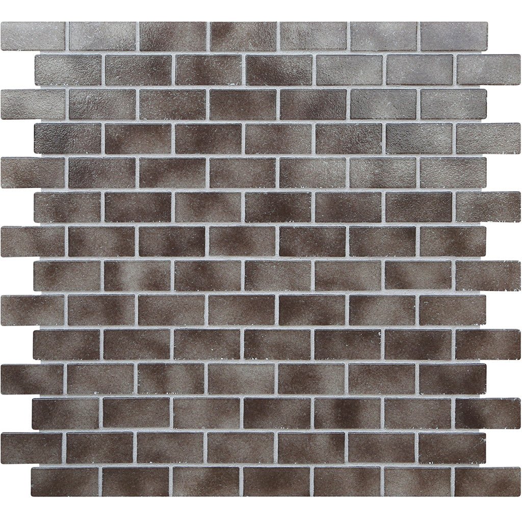Smokey Topaz Natural, 3/4" x 1-5/8" - Glass Tile