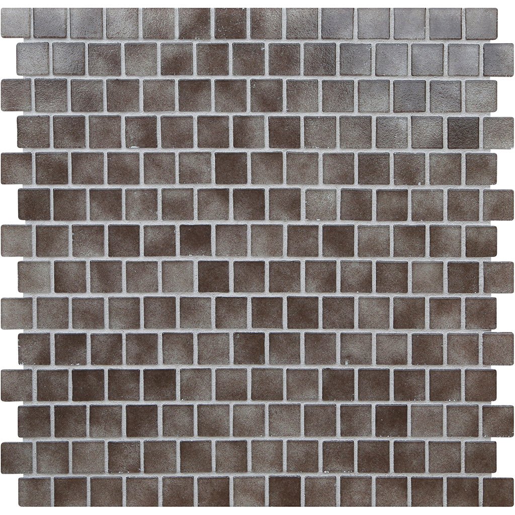 Smokey Topaz Natural, 3/4" x 3/4" - Glass Tile