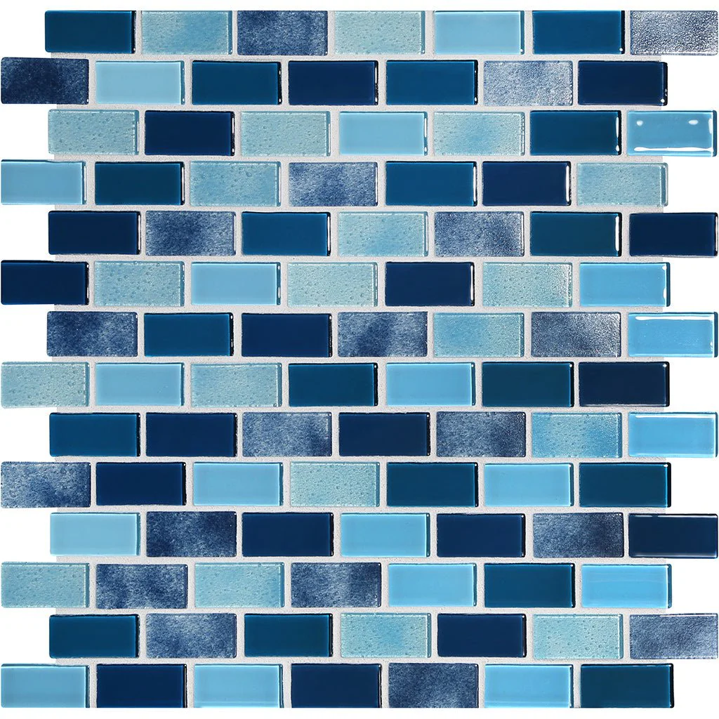 Ultramarine Natural, 3/4" x 1-5/8" - Glass Tile