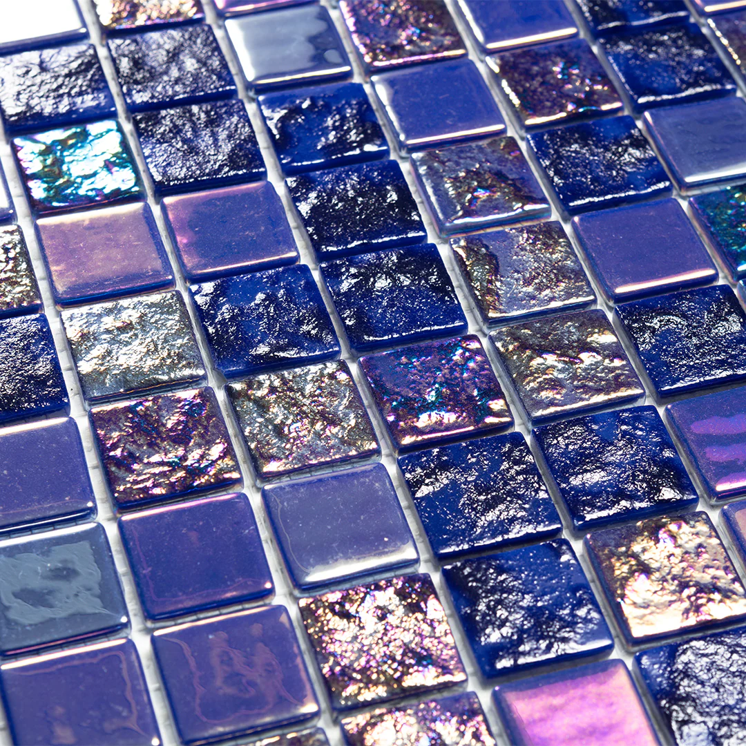 Mystic Blue, 1" x 1" - Glass Tile - Image 2