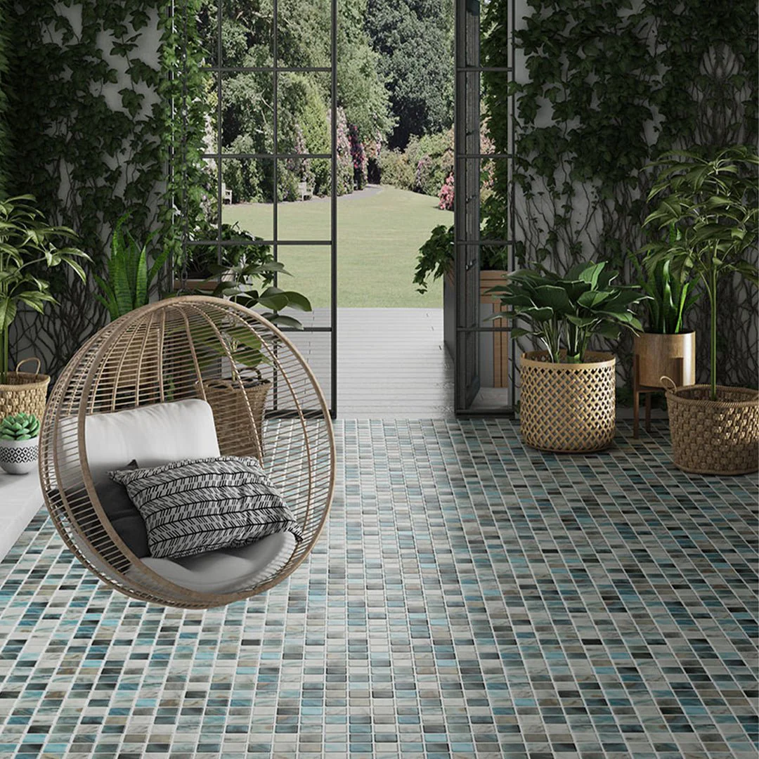 Nature Air Force Matte, 1.5" x 1.5" - Glass Tile - Image 3