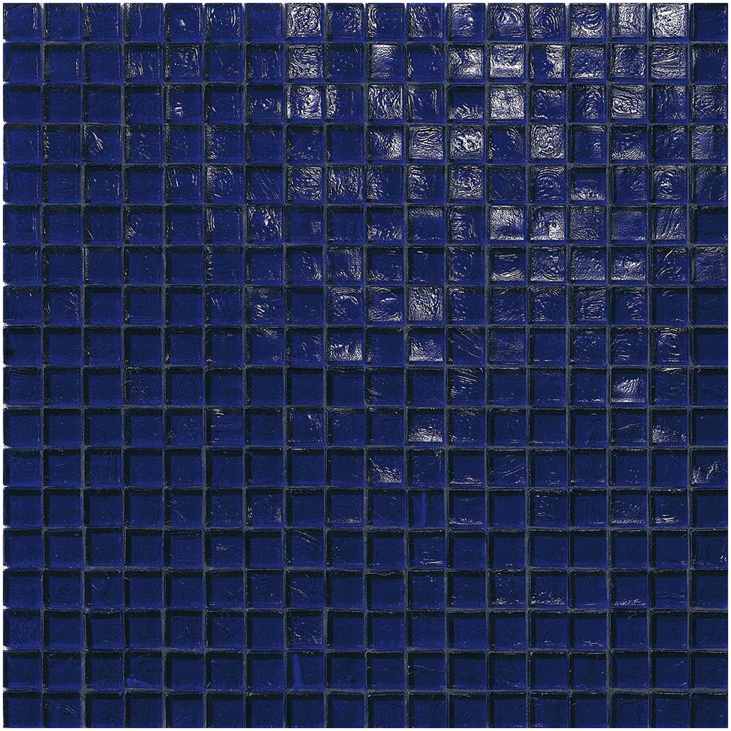 Navy, 5/8" x 5/8" - Glass Tile