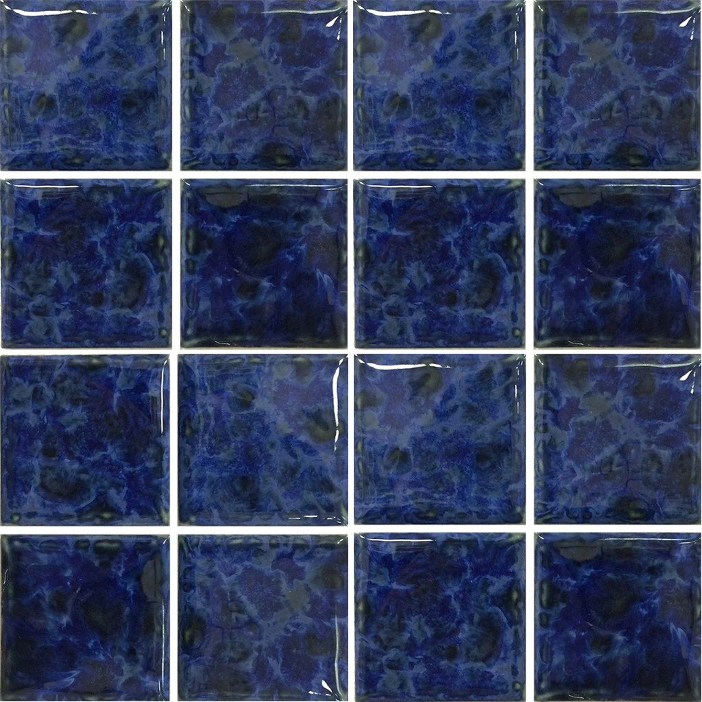 Navy Blue, 3" x 3" - Porcelain Pool Tile