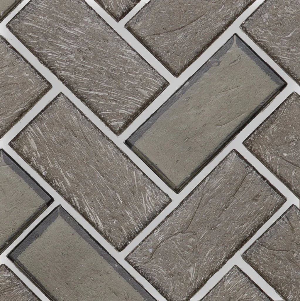 Northern, Herringbone - Glass Tile - Image 3