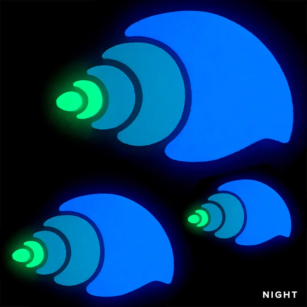 Nutmeg Shell Family - Glow in the Dark Pool Mosaics - Image 2