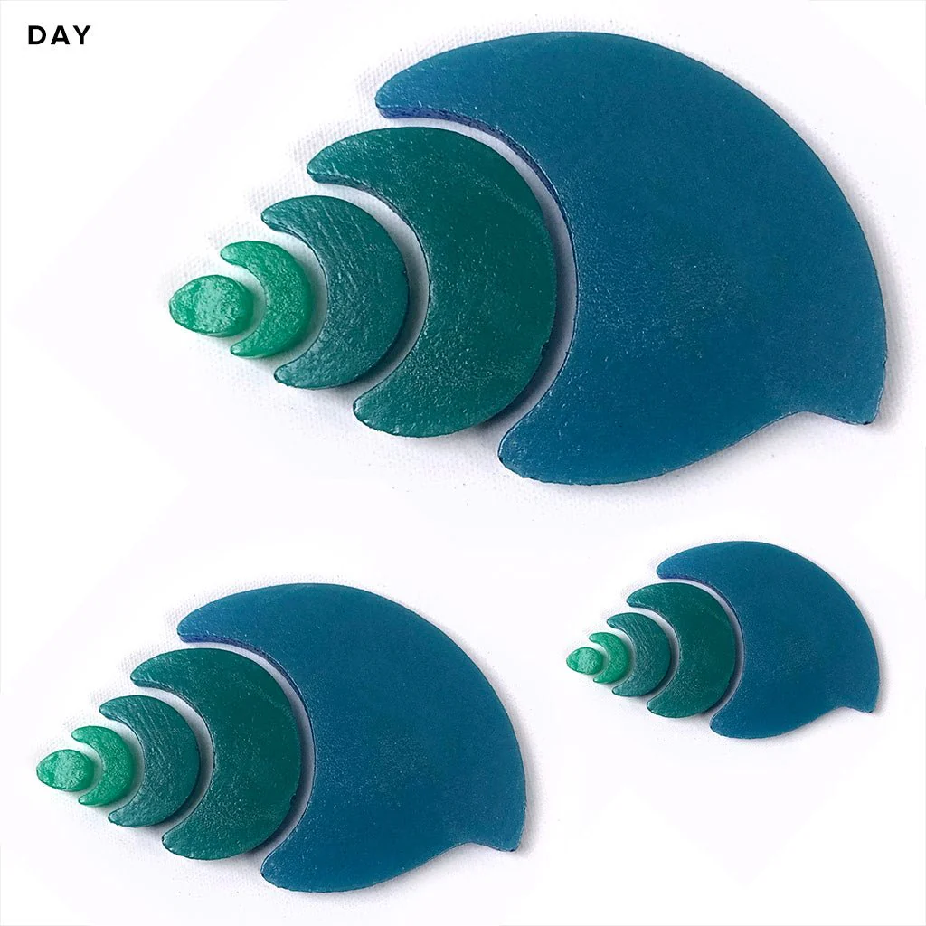 Nutmeg Shell Family - Glow in the Dark Pool Mosaics - Image 3