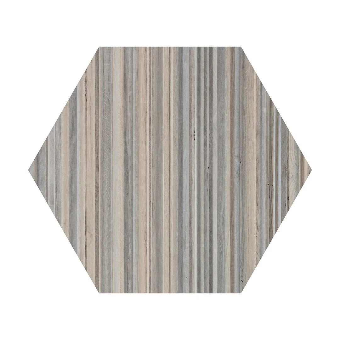 Oasis Blue Hexagon, 9.25" x 9.25" - Porcelain Tile