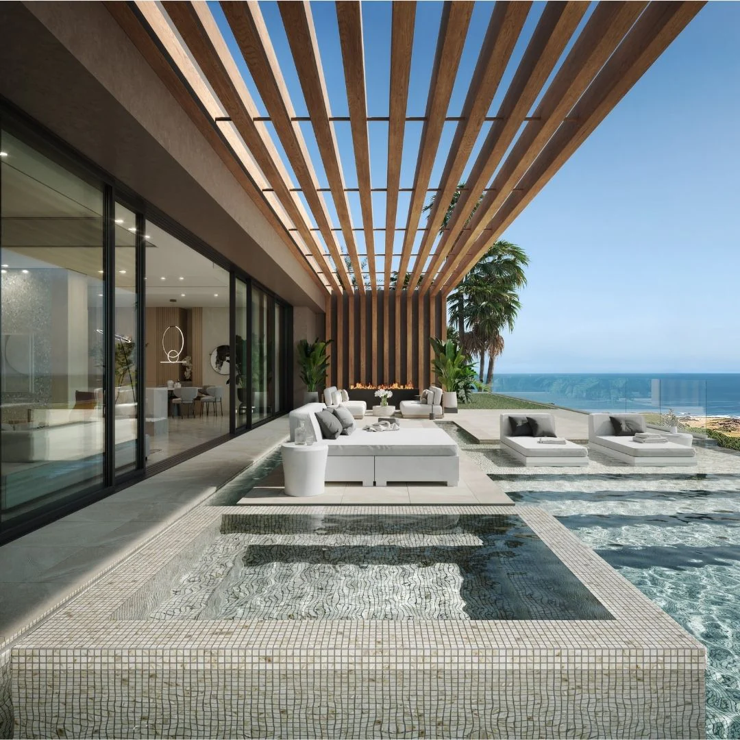 Oasis Marfil, 1" x 1" - Glass Tile - Image 2