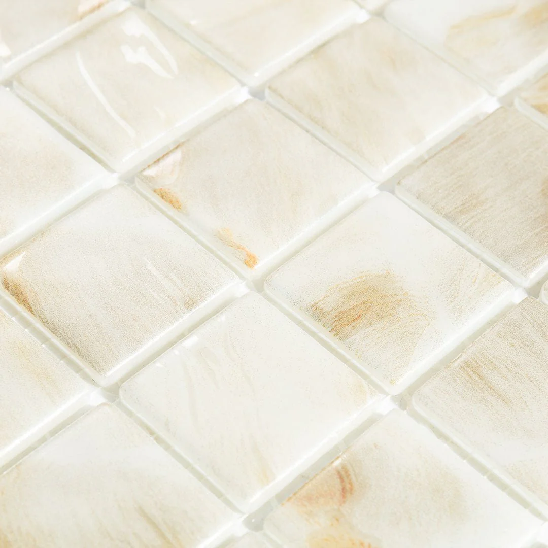 Oasis Marfil, 1.5" x 1.5" - Glass Tile - Image 5
