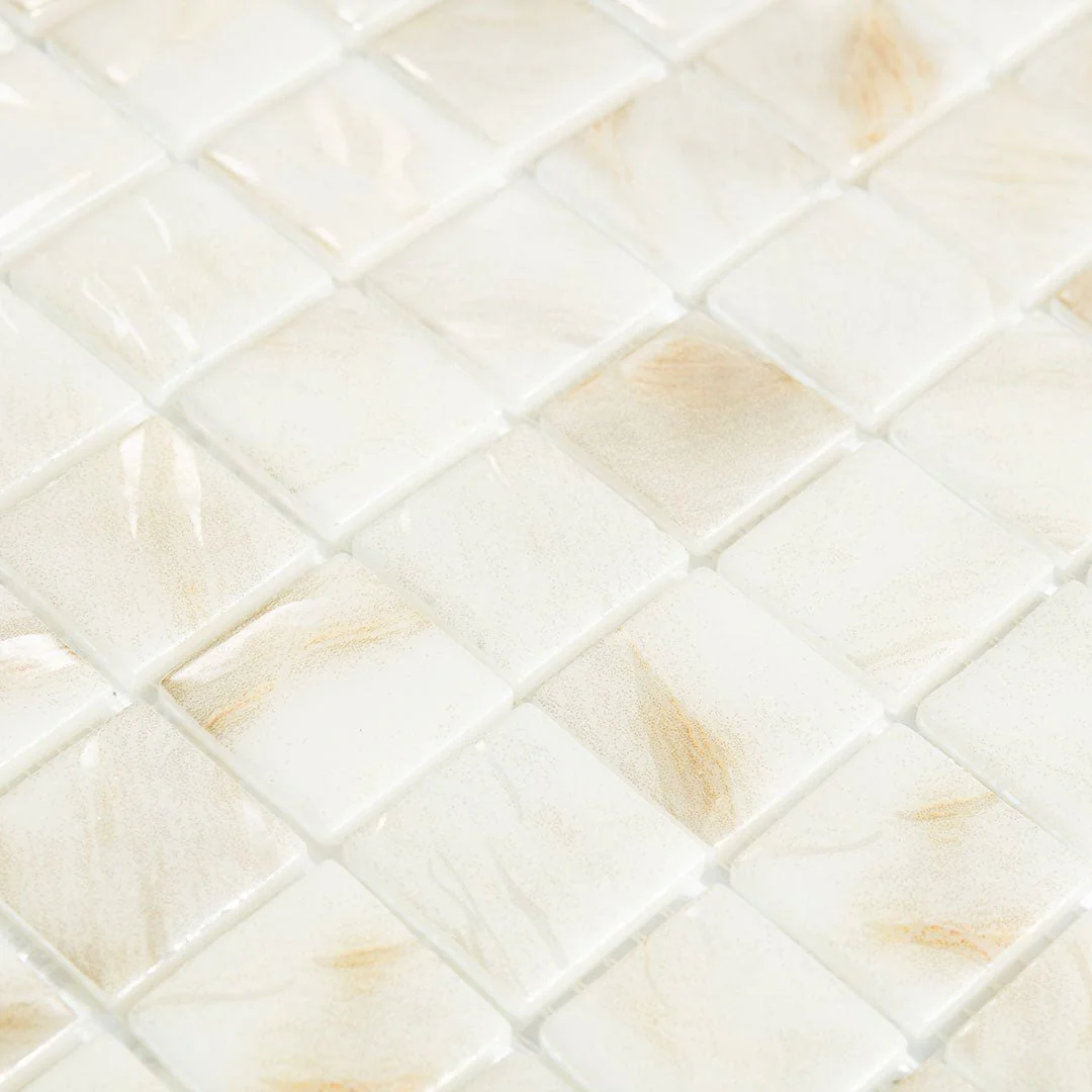 Oasis Marfil, 1" x 1" - Glass Tile - Image 5