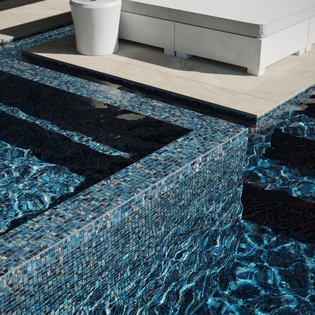 Oasis Royal, 1" x 1" - Glass Tile - Image 2