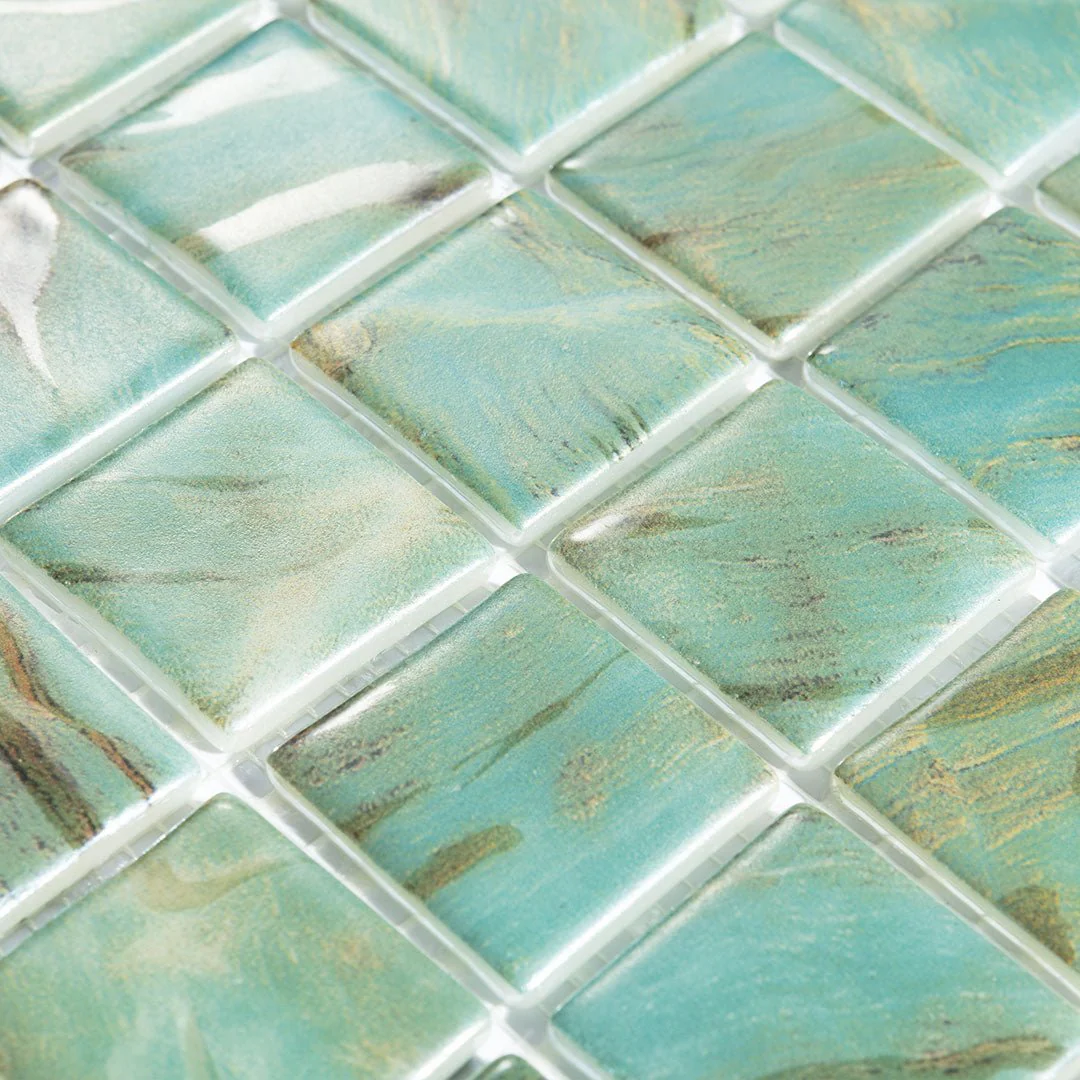 Oasis Turquoise, 1.5" x 1.5" - Glass Tile - Image 7
