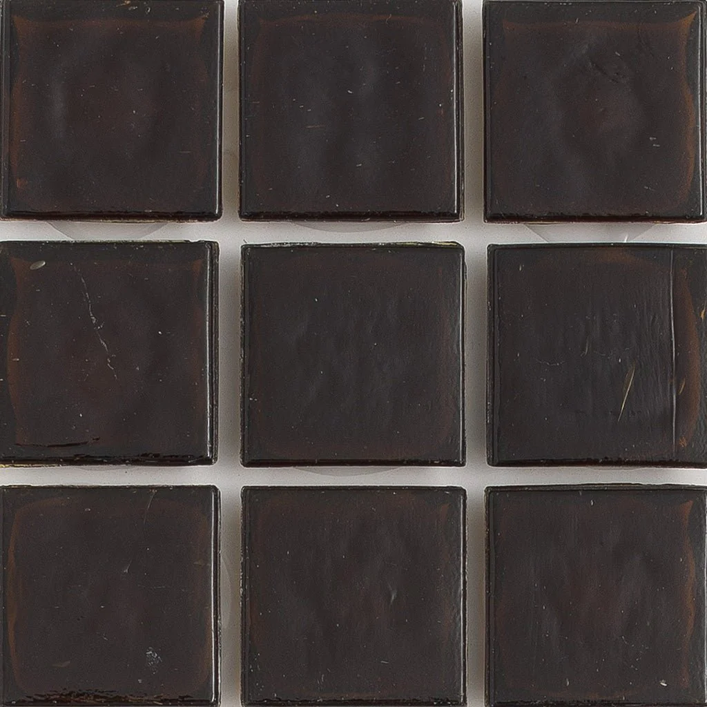 Obsidian Clear, 1" x 1" - Glass Tile