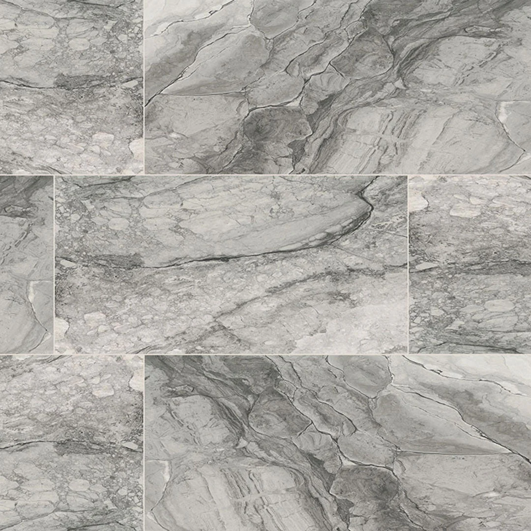 Onda Gray Polished, 24" x 48" - Porcelain Tile